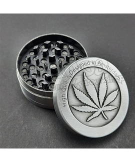 Silver leaf pattern metal grinder 50 mm (3 parts)